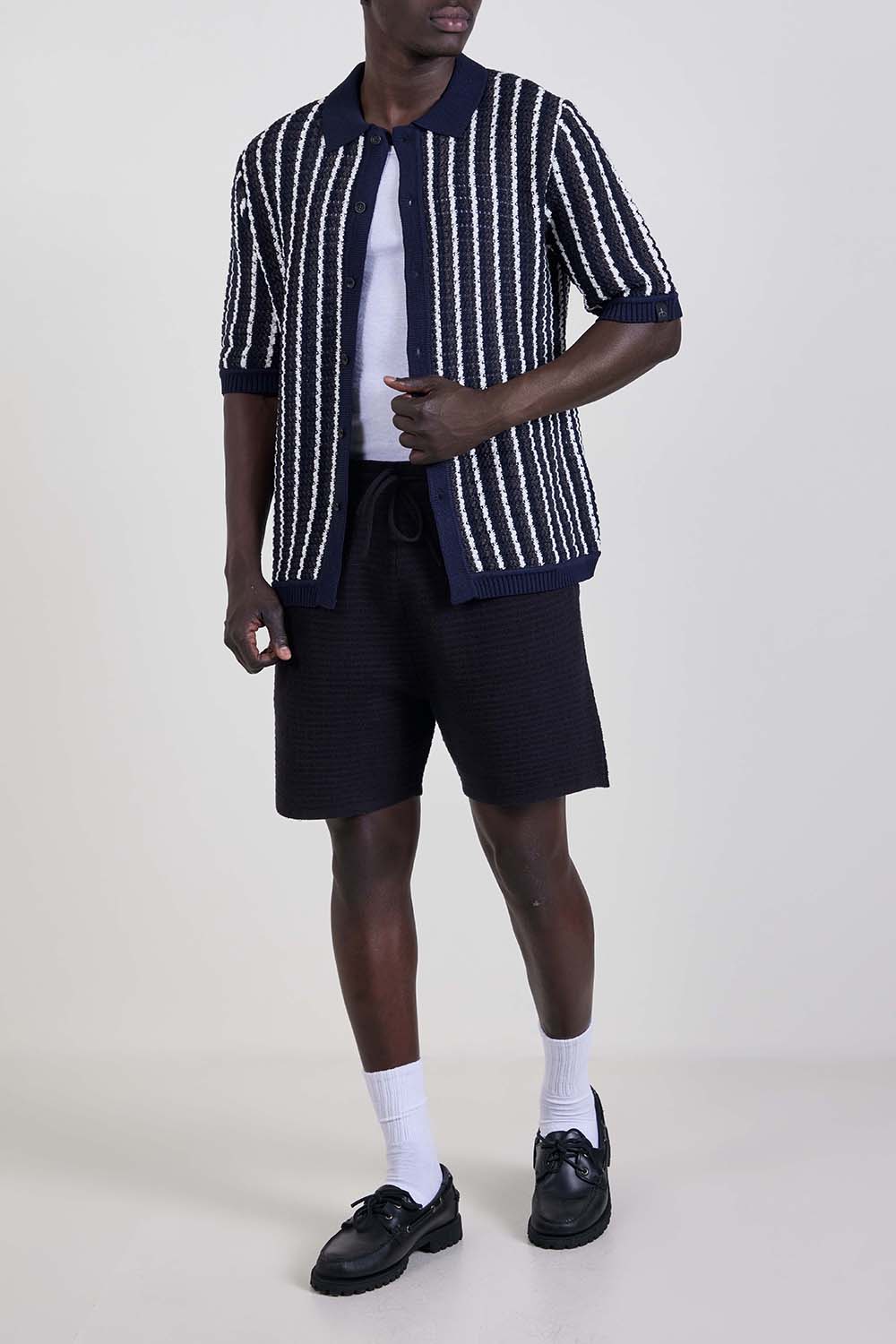 חולצת סריג כפתורים